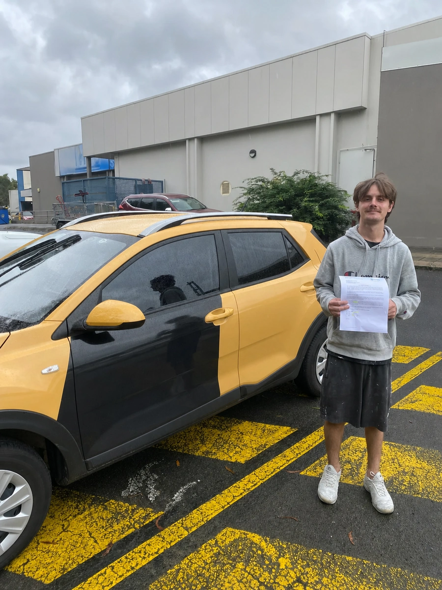 Driving lesson with Sharp Start on the Gold Coast