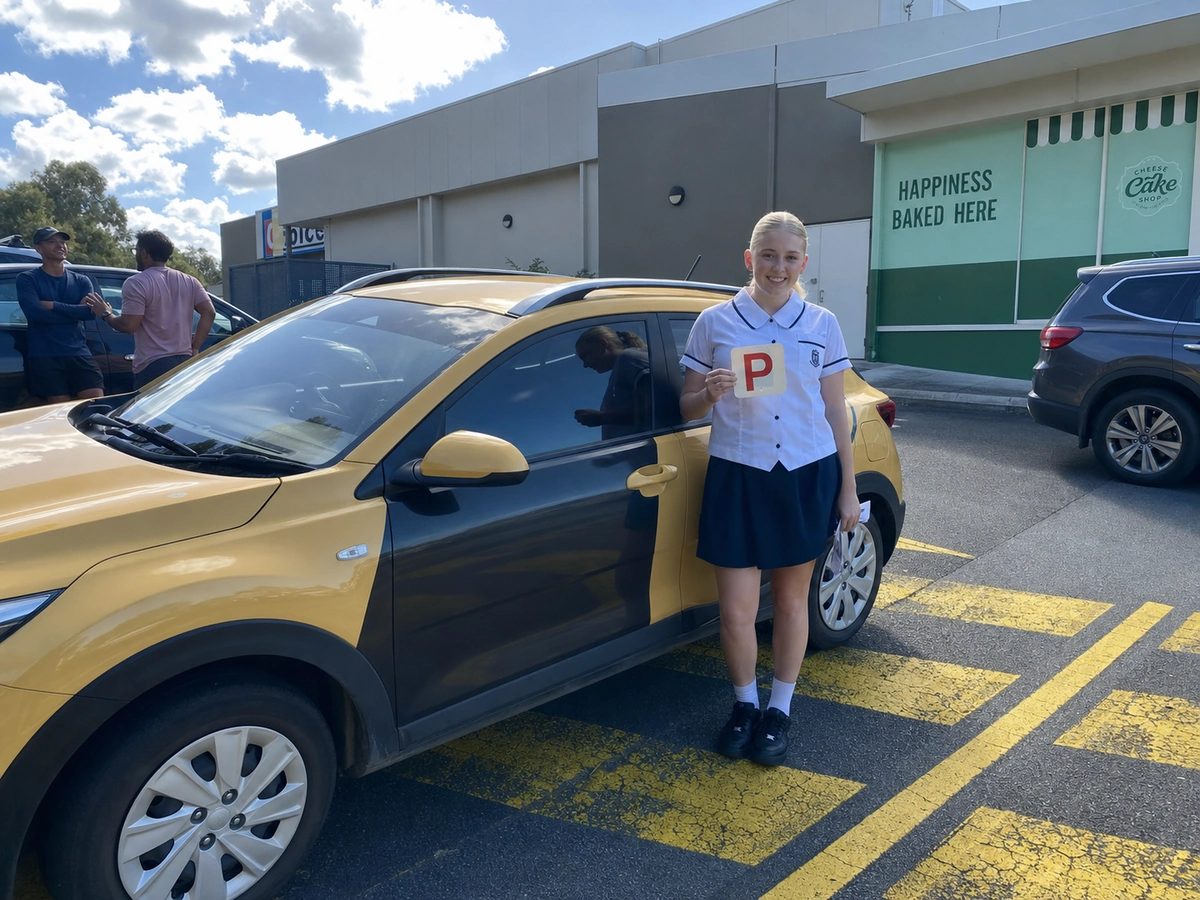Driving lesson with Sharp Start on the Gold Coast