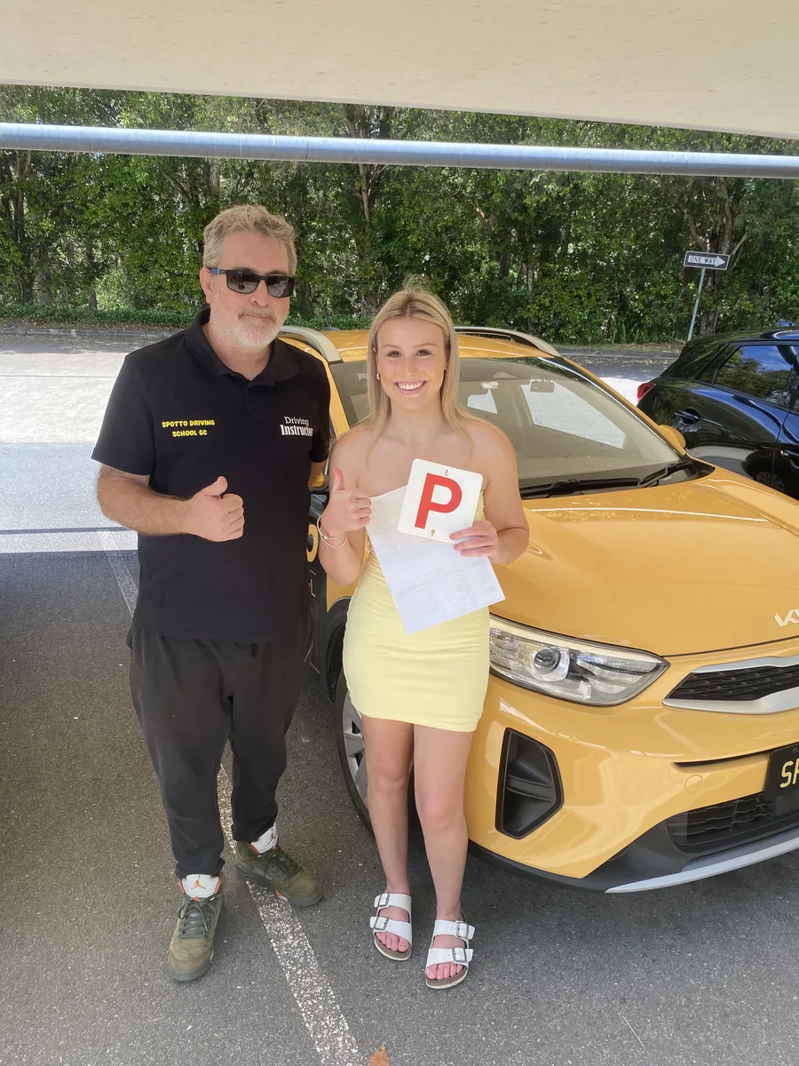 Driving lesson with Sharp Start on the Gold Coast